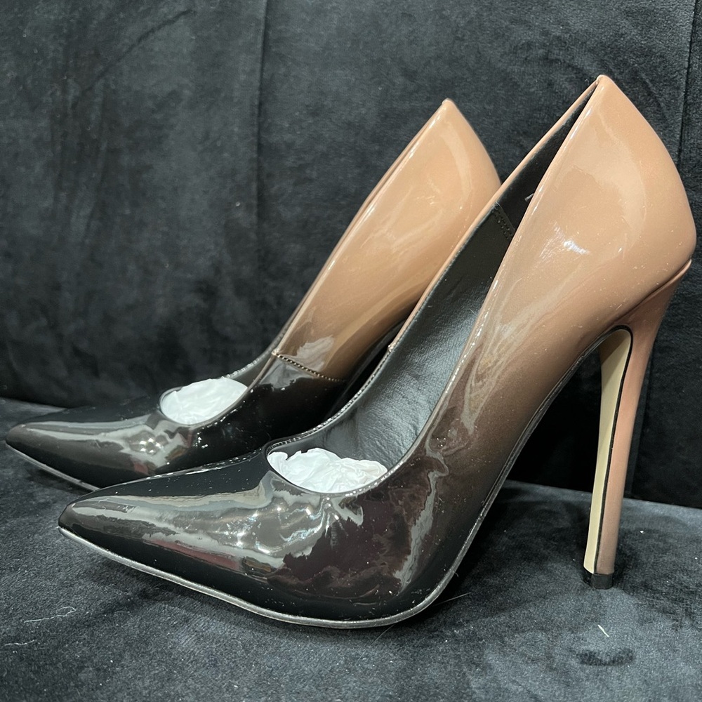 Elegant Black and Tan Women's Heels